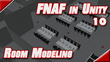 FNAF in Unity - 10 - Roughing in the Rooms in Maya