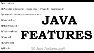 04 Java Features | CORE JAVA in Tamil | C3Tech Academy