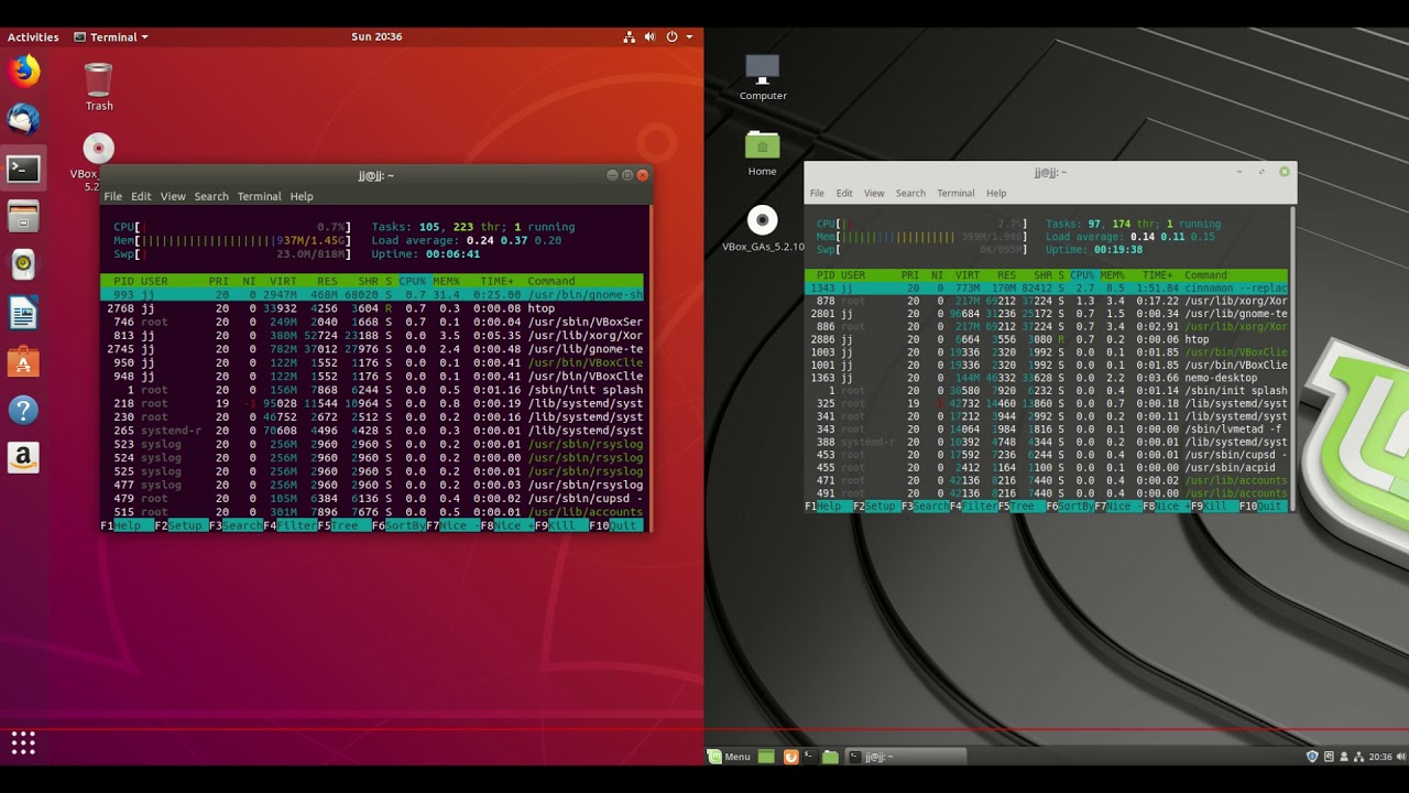 Linux Mint 19 versus Ubuntu 18.04