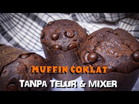 Muffin Coklat Tanpa Telur