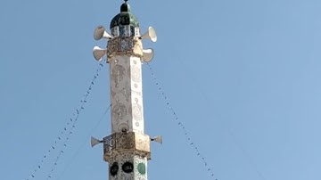 أذان من جامع سيدنا الحارث بن يزيد العامري رضي الله عنه في مدينة هيت بصوت القارئ عدي محمد المحمدي