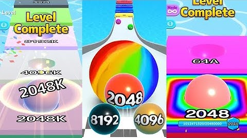 MAX LEVELS: Ball Run 2048 vs Ball Run Infinity vs Number Ball Games Ball Run 3D all levels gameplay