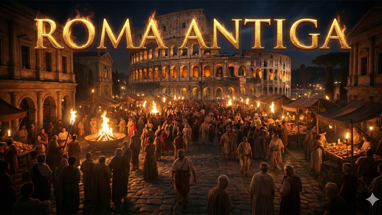 Roma Antiga (100 d.C.): Como 1 Milhão de Pessoas Viviam Sem Energia Elétrica