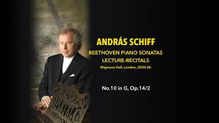 András Schiff - Sonata No.10 in G, Op.14/2 - Beethoven Lecture-Recitals