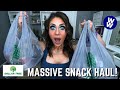 Massive the biggest yet dollar tree snack haul  taste test  weight watchers points included
