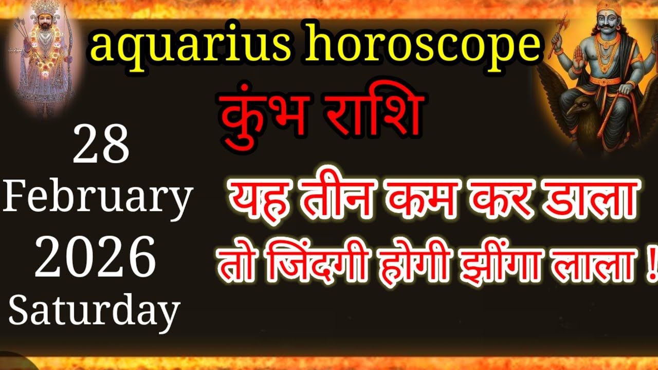 Kumbh Rashi Feb 28: Change Your Destiny with These 3 Simple Steps! 🙏 #prediction #astrology 