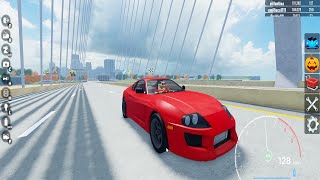 Vehicle Legends - Red Yokomuki Sapura Retro Car Unlocked Roblox Car Driving Gameplay