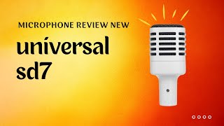 universal sd7 review - universal audio - universal audio sd7 - universal sd7 - sd7