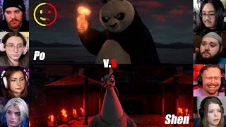 Shen vs Po |  Kung fu Panda 2 |  Reaction Mashup  | #kungfupanda