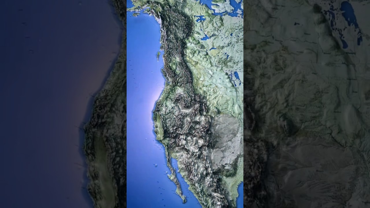 Transform your space with stunning 3D relief map #wallmap #mapart #mapiful #illustratedmap