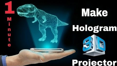 How to Make 3D Hologram projector at home @YouTube @KidsDianaShow @MakeJokeOf