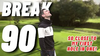 HOW DID IT STAY OUT ! - 17 Handicap Golf Breaking 90 - (Gosfield Lakes Course Essex Golf Vlog)