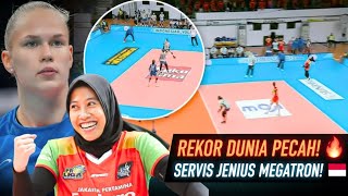 FISIKA GILA! Detik-Detik Servis Megawati Pecahkan Rekor Dunia Arina Fedorovtseva! 🇮🇩