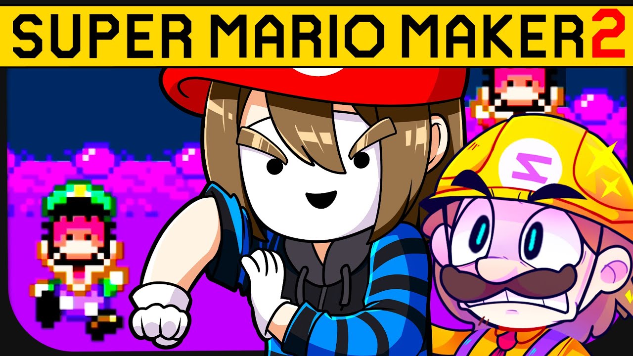 2 YouTuber baden in Säure und haben Spaß dabei! ☆ Super Mario Maker 2
