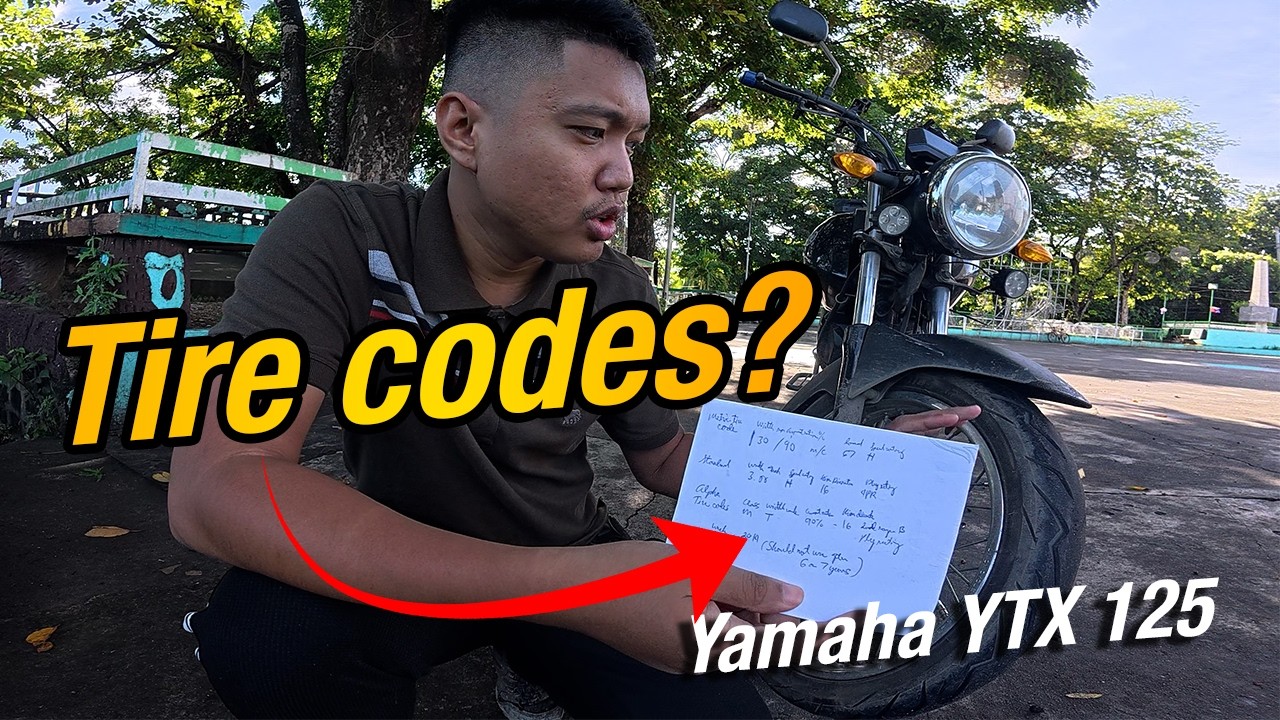 Ano ang TIRE CODES & PLY RATING sa gulong?  |  Yamaha YTX 125 Tubeless na!