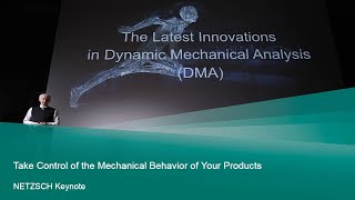The NETZSCH Dynamic-Mechanical Analyzer DMA 303 Eplexor presented by Dr. Jürgen Blumm