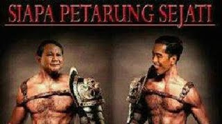 Jokowi vs Prabowo WWE duel sengit