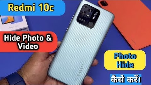 How To Hide Photo And Video in Redmi 10c , Redmi 10c Hide Photo And Video ,hide photo