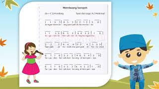 Lirik Lagu Membuang Sampah Ciptaan AT Mahmud   Kelas 2 Tema 4 Subtema 1