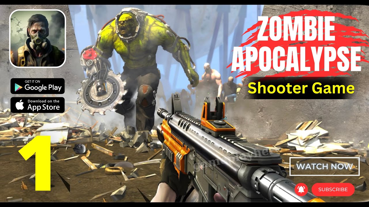 Zombie Apocalypse - Shooter Game Gameplay - Part 1 (Android/iOS) - YouTube