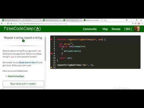 repeat a string repeat a string freecodecamp