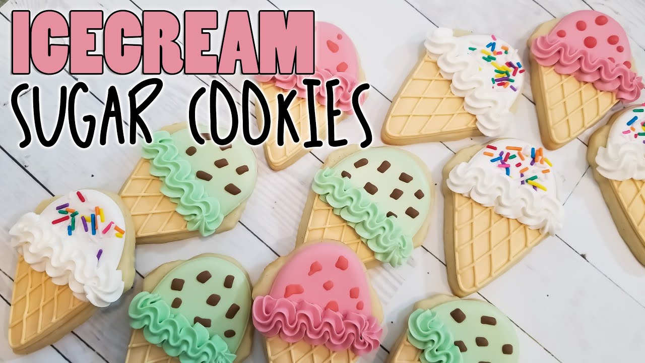 How to Make Sugar Cookies That Look Like Ice Cream