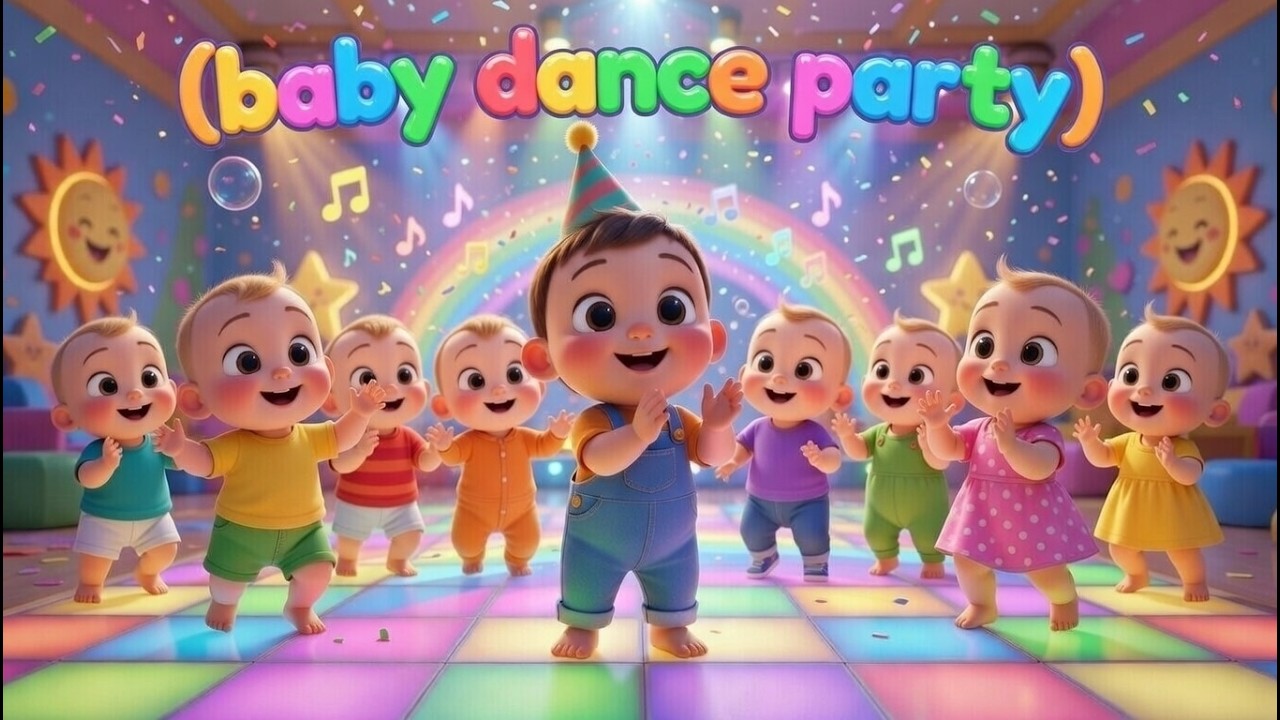 Baby Dance Party! Gubi Gubi & Wiggle Wobbly Woo 🎶 | Fun Toddler Songs | MyBabyFun