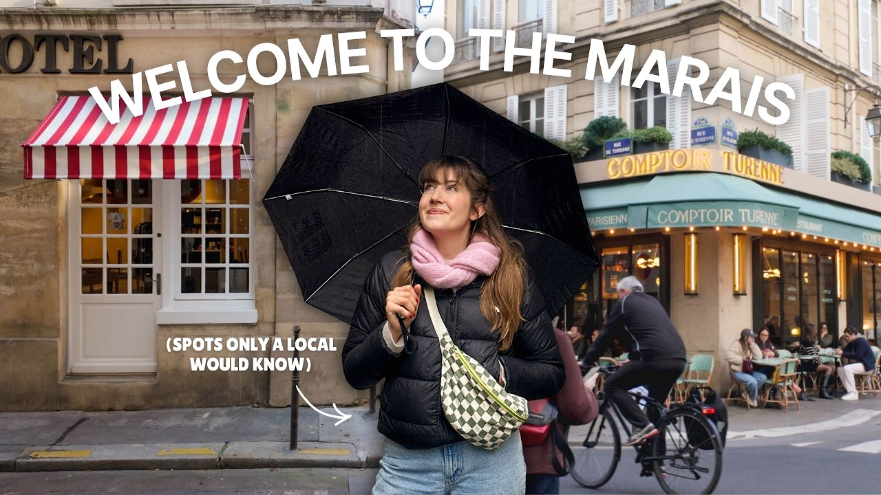 Видеоблог о Париже: исследование всего района Маре: рестораны, бары в стиле спикизи, магазины и м...