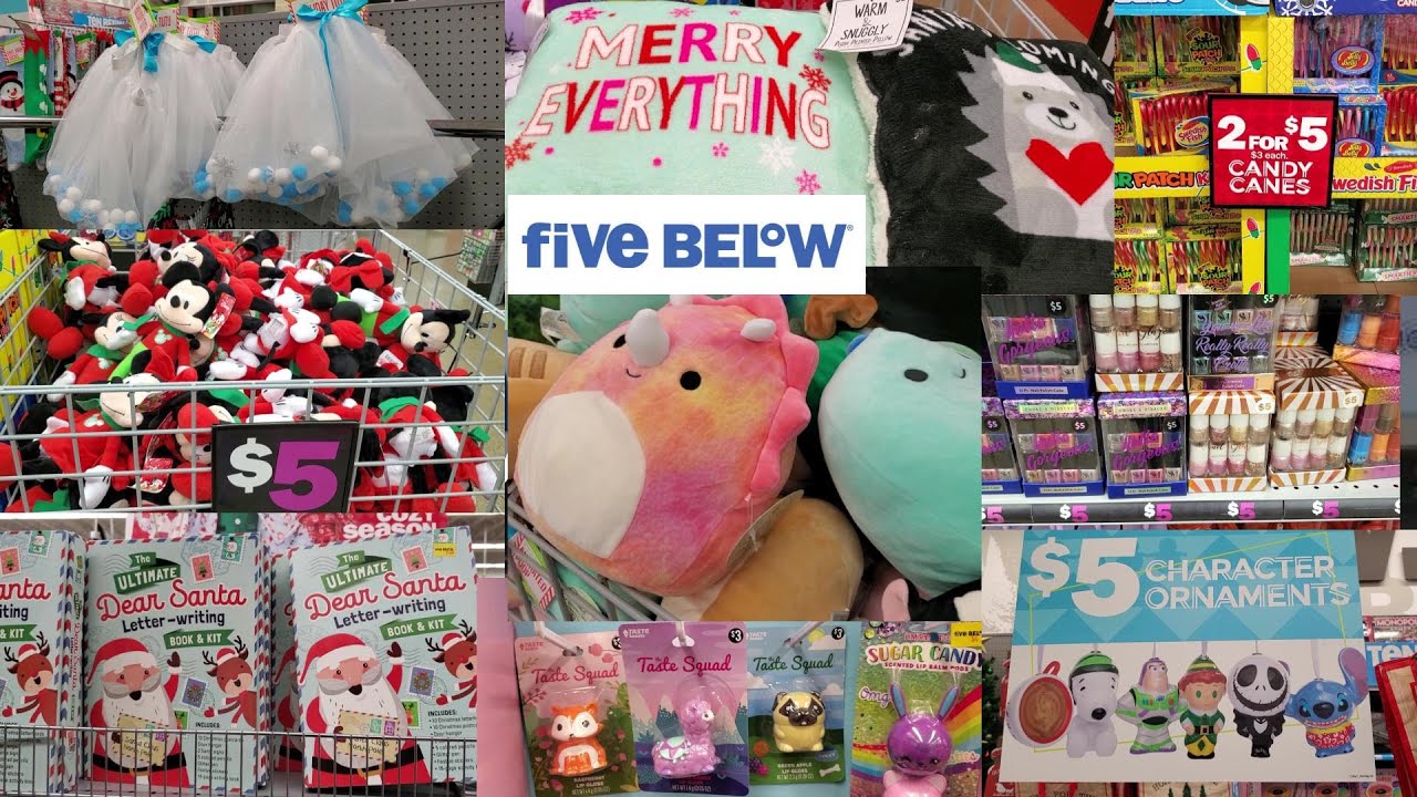 Five Below Christmas Shopping 5 Below Holiday Shop With Me 2019 YouTube