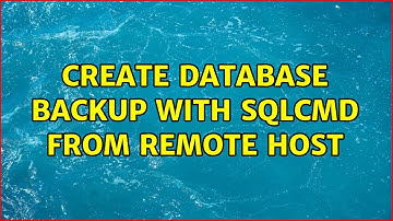 Create database backup with sqlcmd from remote host