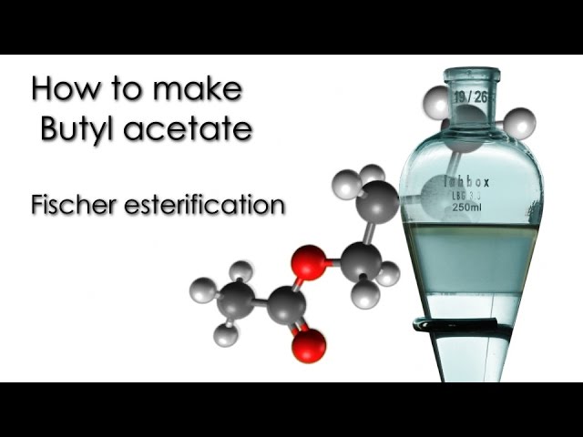 How to make butyl acetate. Fischer esterification 🍎🍏 