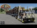 🚛 TRIPLE LOG TRAILERS 👀 LONG HAUL - TRUCK SIMULATOR BIG RIGS GAMEPLAY