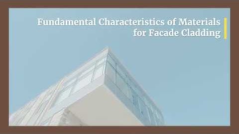Innovative Materials to Know For Facade Cladding