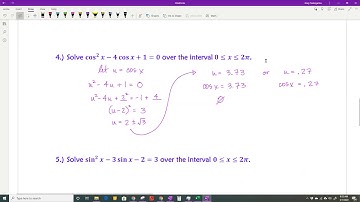 13 5 Solving Trigonometric Equations