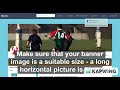 Tutorial 3: Adding Banner & Profile images