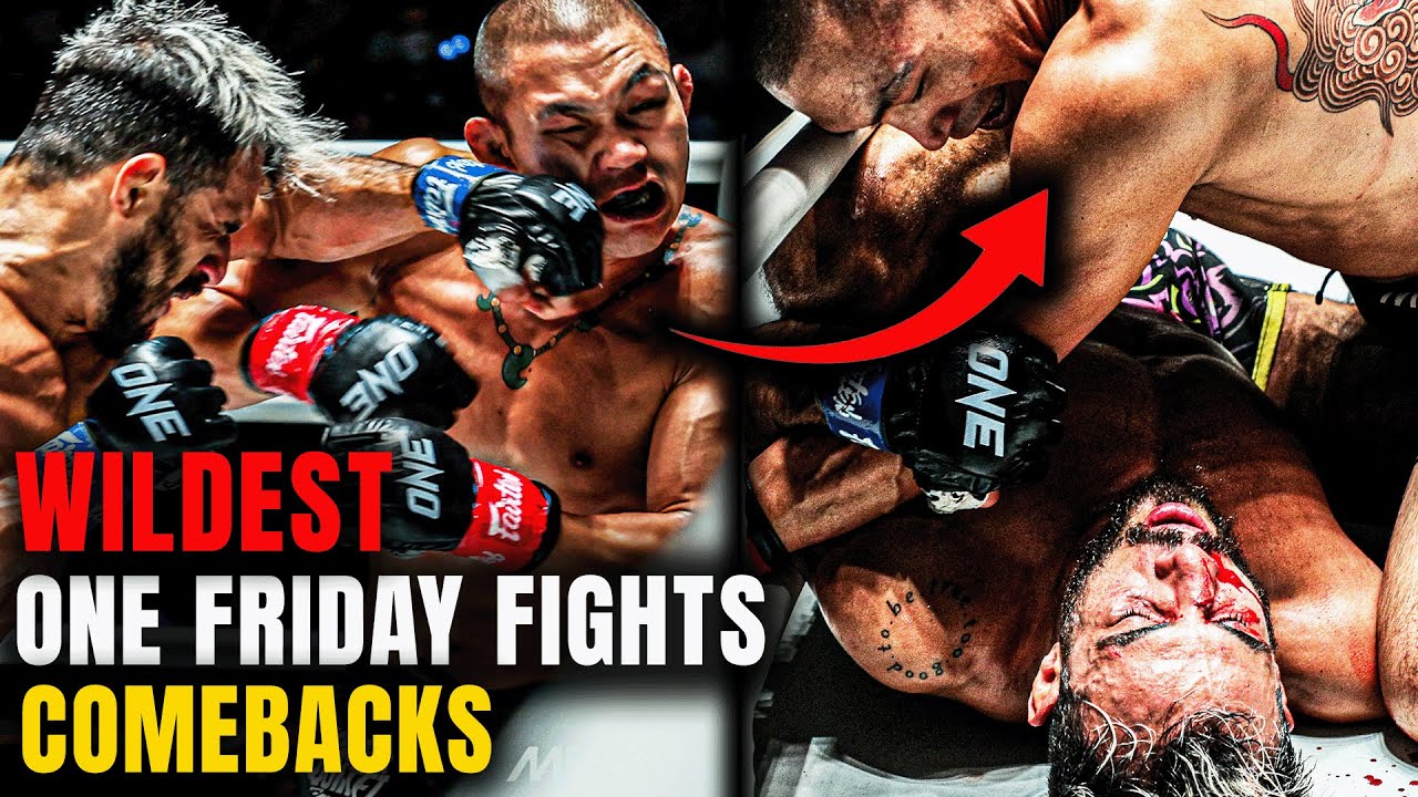 These Fighters Have NO QUIT 😤 10 Best Comebacks In ONE Friday Fights