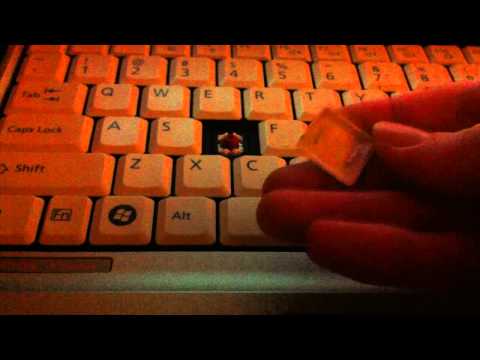 How To Remove a Key from a Fujitsu Lifebook T4410 Laptop How To Remove a Key from a Fujitsu Lifebook T4410 Laptop