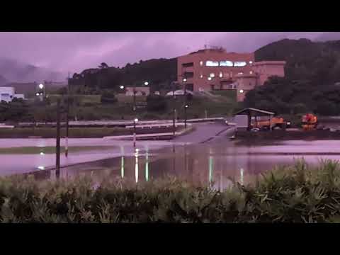 宗像市　大雨　2025/08/10 19:23　気持ち悪い空