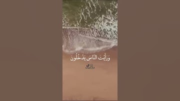 سورة النصر - الشيخ عبدالرحمن السديس