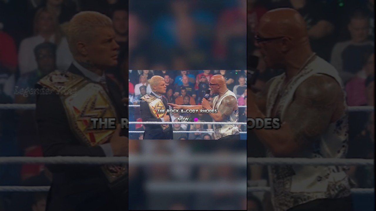 The Rock & Cody Rhodes Then vs Now🐂😈 | 