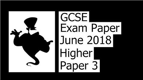 June 2018 Higher Paper 3