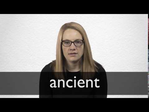 How to pronounce ANCIENT in British English