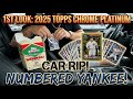 Car Rip! We take a look at 2025 Topps Chrome Platinum.  Fun rip!  Loaded! #packopening #sportscards 