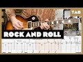 Rock and Roll Led Zeppelin Cover | Guitar Tab | Lesson | Tutorial