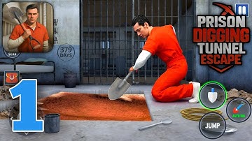 Prison Digging Tunnel Escape - Gameplay Walkthrough Part 1 (iOS, Android)