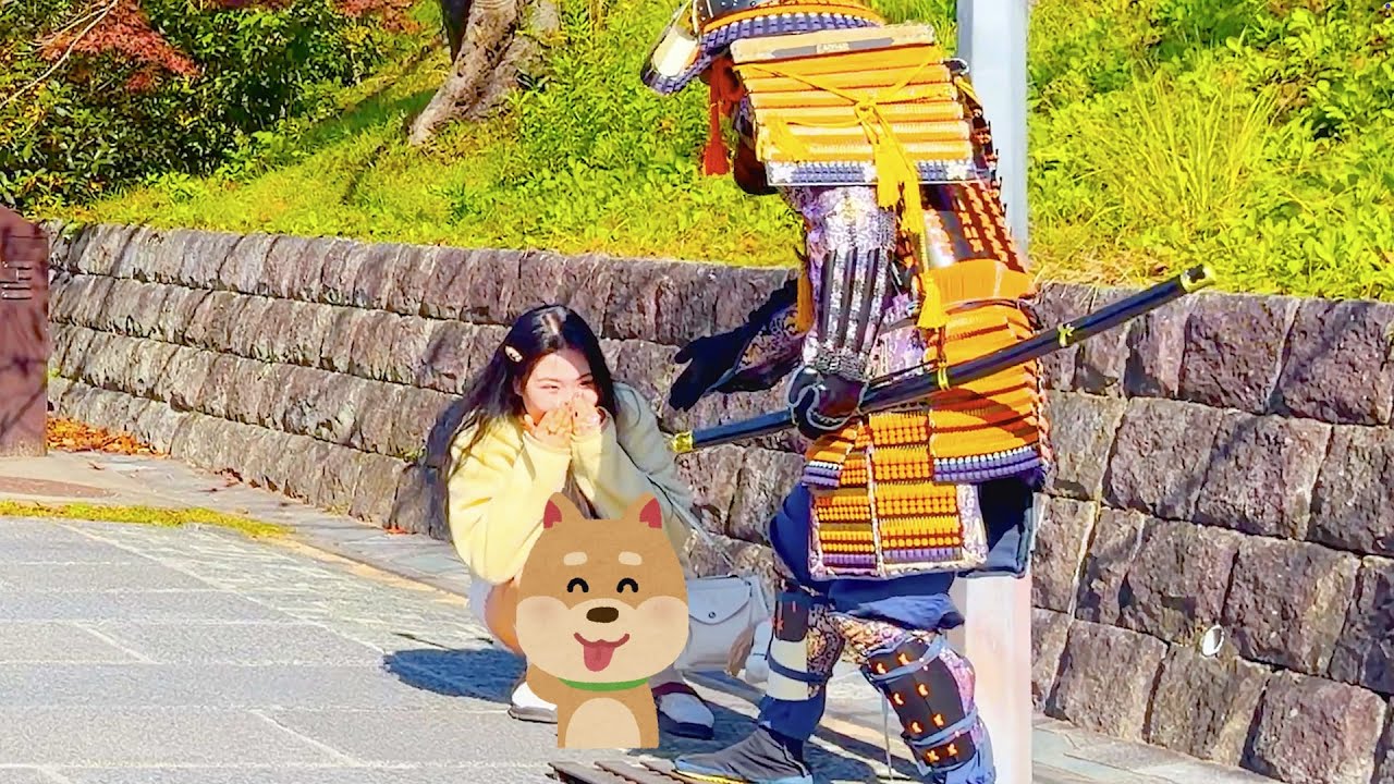 #130 SAMURAI Statue Prank in Kyoto Japan | Awesome Shogun Mannequin prank reactions Kiyomizu Temple