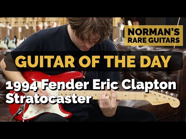 Guitar of the Day: 1994 Fender Eric Clapton Stratocaster Torino