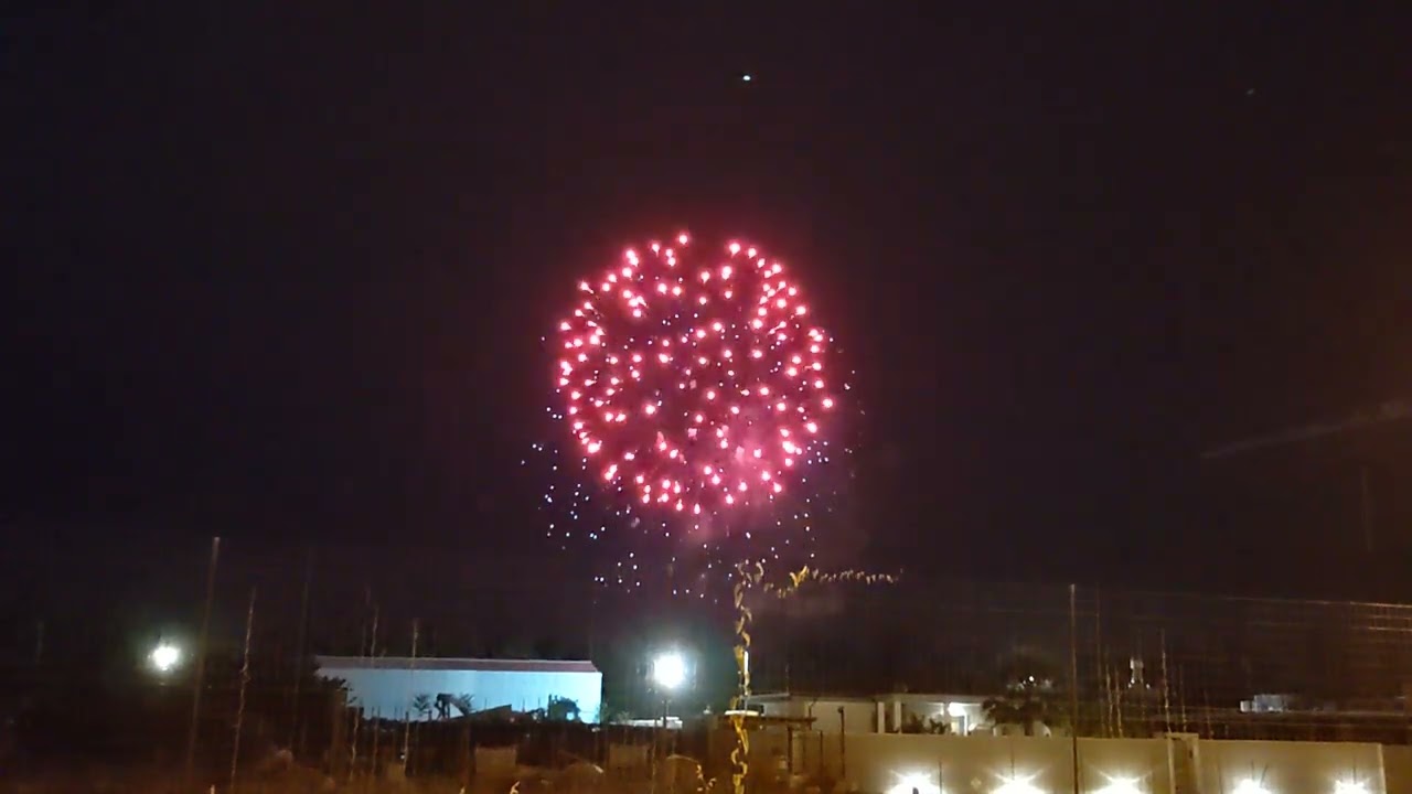 Batteria spagnola (ripresa delle sole bombe) in onore di San Marcellino P. M. - San Marcellino (CE)