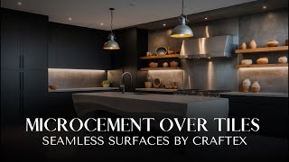 Microcement Over Tiles Seamless Surfaces By Craftex
