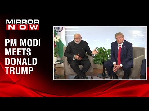 PM Narendra Modi meets US President Donald Trump at the G7 summit in France